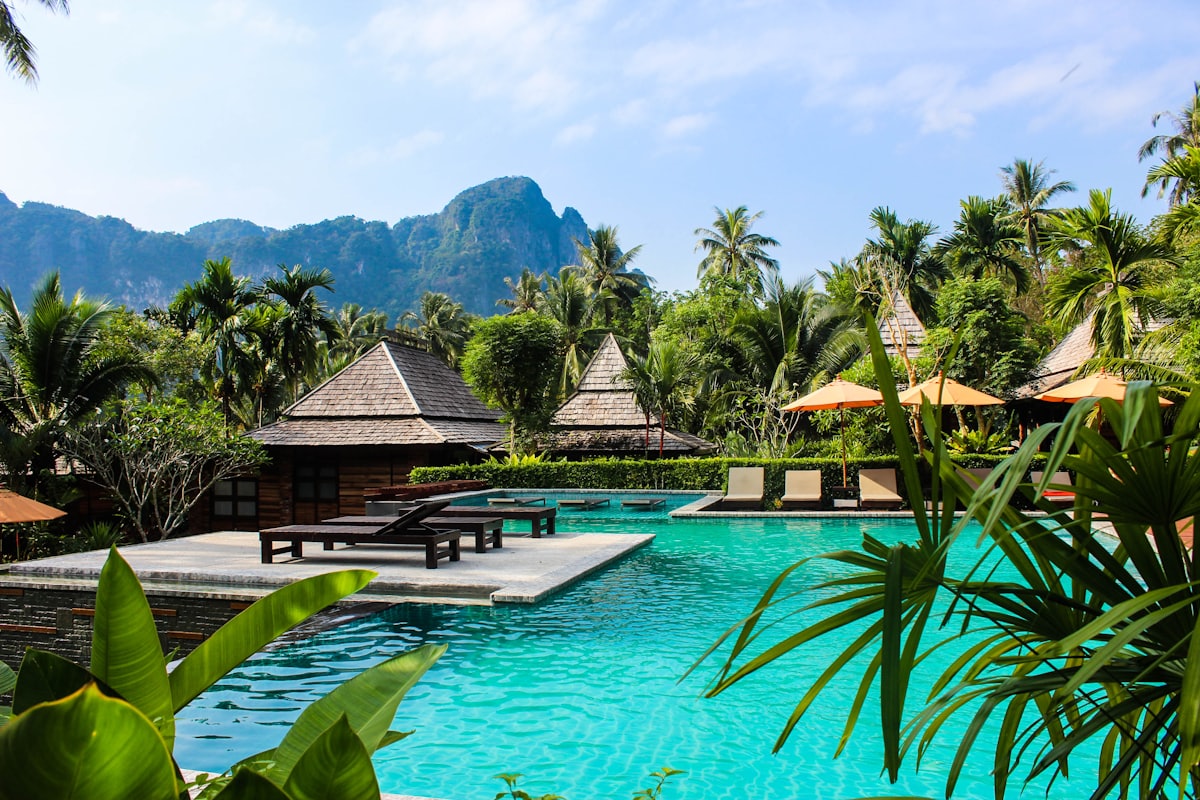 Villa terrace with Lodgify-managed calendar